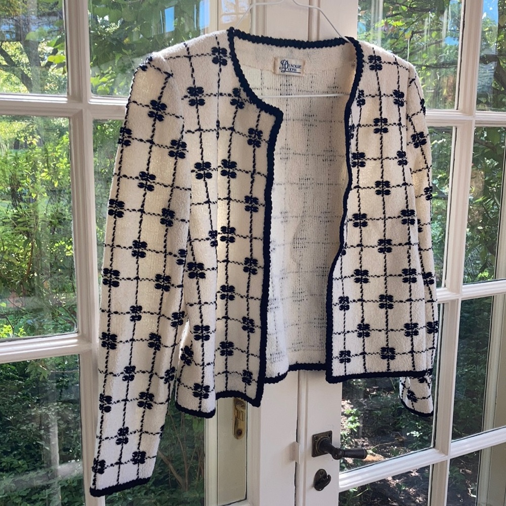 Dunollie looms sweater jacket approx Sz S